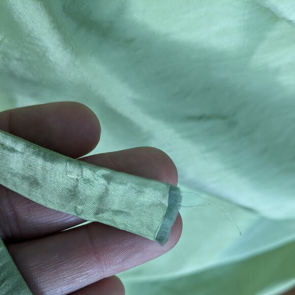 Vintage Prom Dress Ball Gown Maxi 10 Green Y2K Fairy Princess Beaded Strapless - Picture 13 of 16